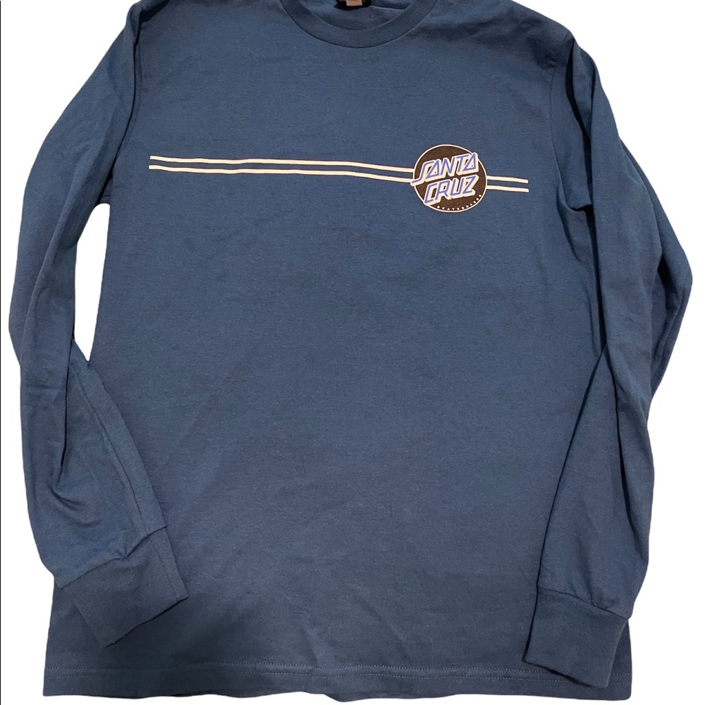 Santa Cruz long sleeve, blue, NEVER WORN